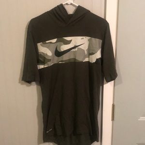 Nike short sleeve hoodie